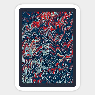 Psychedelic  patterns Sticker